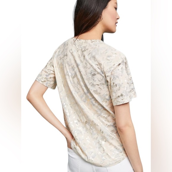 Anthropologie x Sol Angeles Foiled Floral Tee - Picture 5 of 12